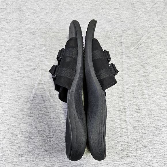 SOLE Mens Mendocino Orthotic Slide Sandal Black Adjustable Arch Support Sport 14 - Picture 5 of 15